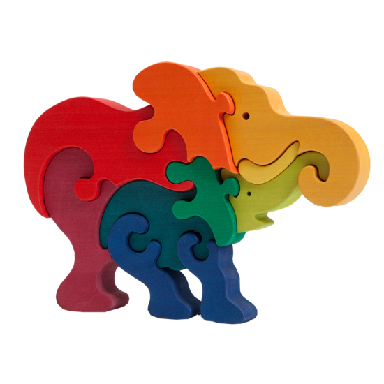 Faunaspeelgoed_HoutenPuzzel_Olifant
