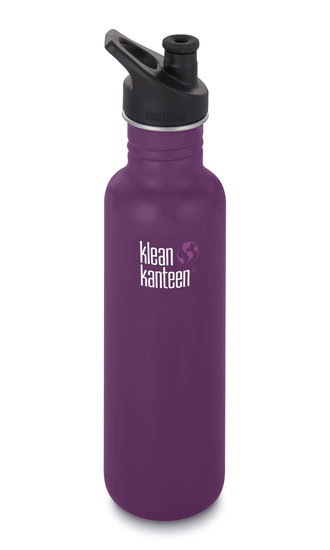 Klean Kanteen 800 ml Classic Sport Cap Winter Plum