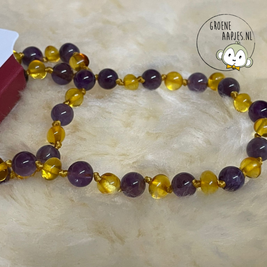 BarnsteenKetting_AmberGemstone